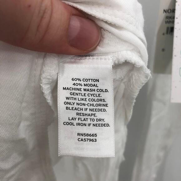 Abound Womens Off The Shoulder Wrap Bodysuits  Long Sleeve White Size Small NWT - Picture 7 of 9